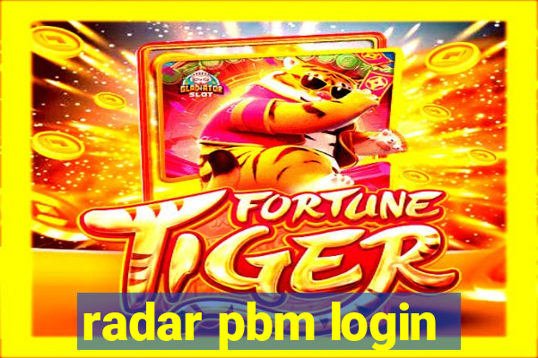 radar pbm login